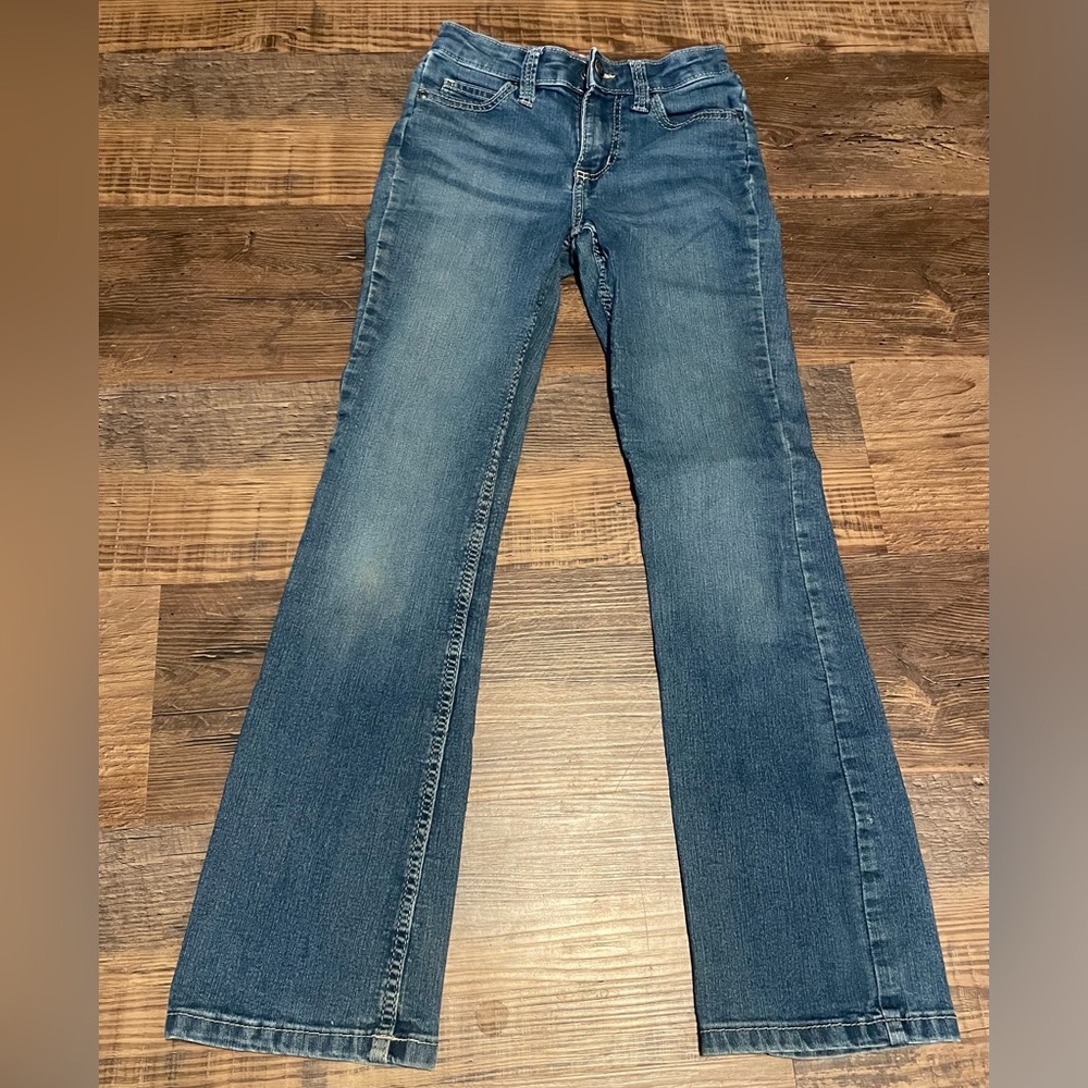 Wrangler Kids Girls Blue Jeans Bootcut
